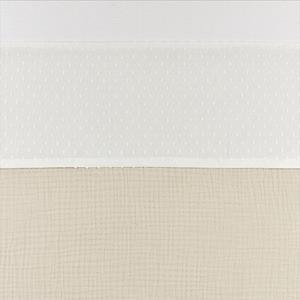 Meyco Baby Plume Ledikantlaken - 100 x 150 cm - Offwhite