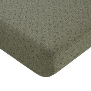 Mies & Co Daisies Hoeslaken - 60 x 120 / 70 x 140 cm - Teagreen