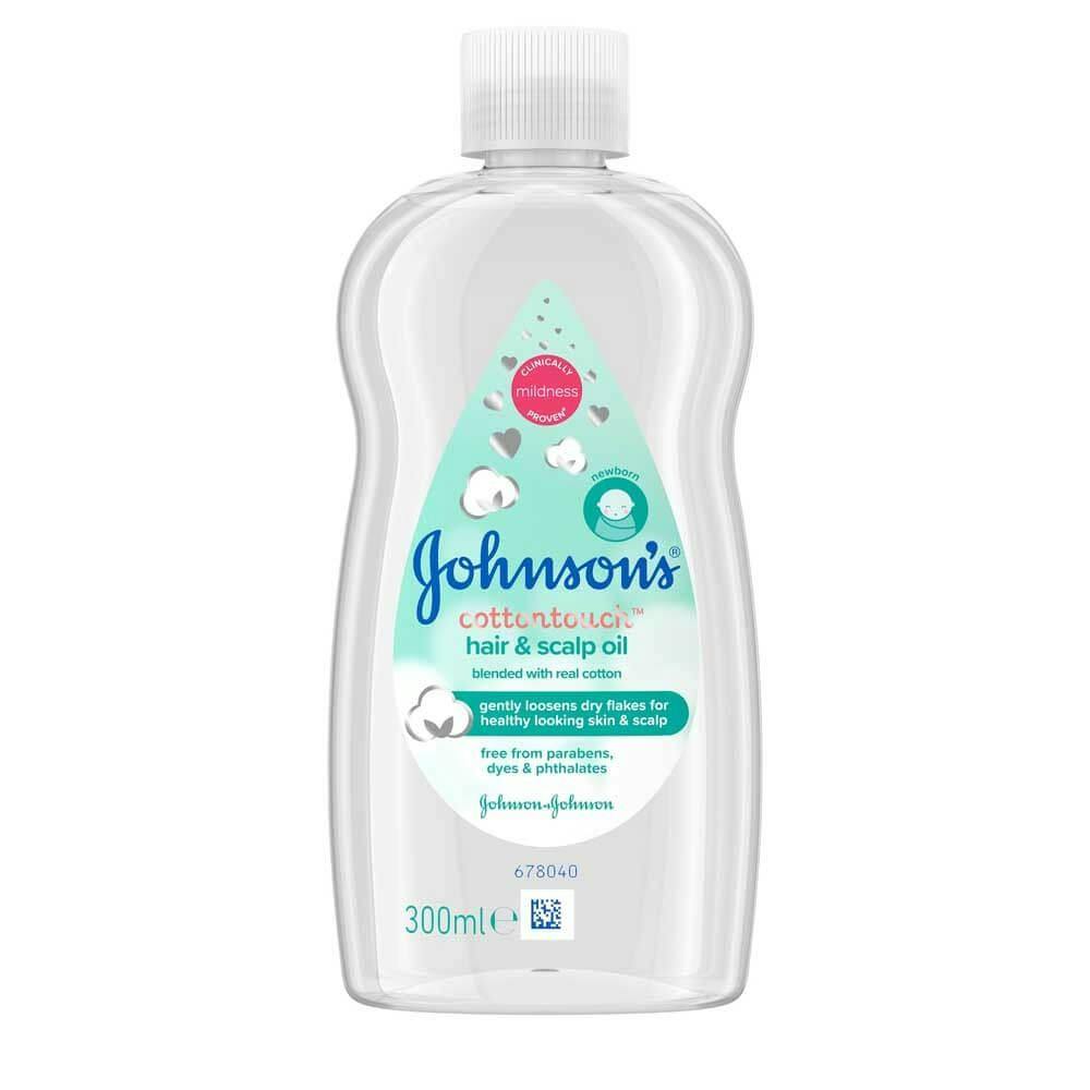 Johnson's Baby Cotton Touch Haar & Hoofd Olie 300 ml