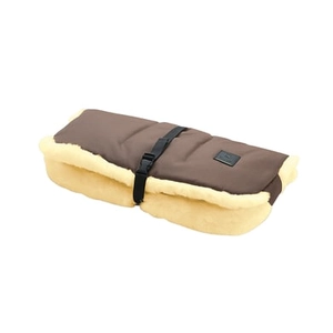 Odenwälder Handwarmer lamsvel Muffolo long desert sand