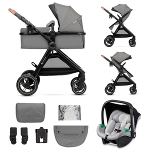 Kinderkraft Moonlight ESME 3in1 kinderwagen grijs