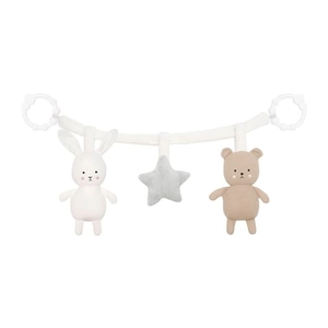 JaBaDaBaDo Teddy & Bunny kinderwagenketting