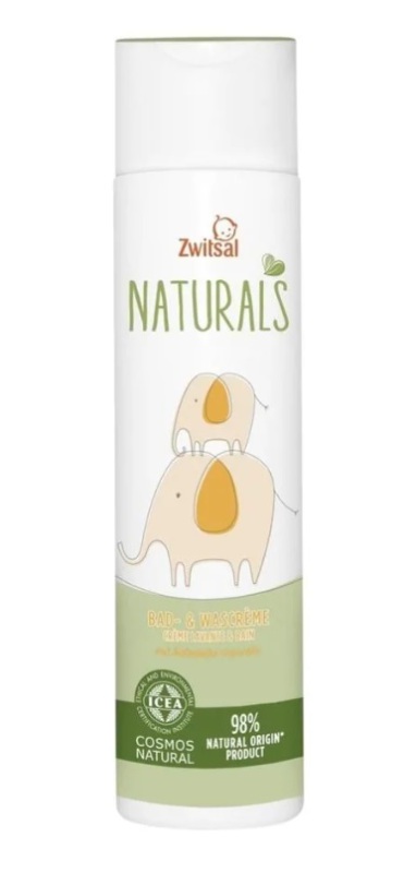 Zwitsal Naturals bad- & wascrème 250ml