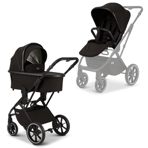 Moon black black PIU kinderwagen / mat