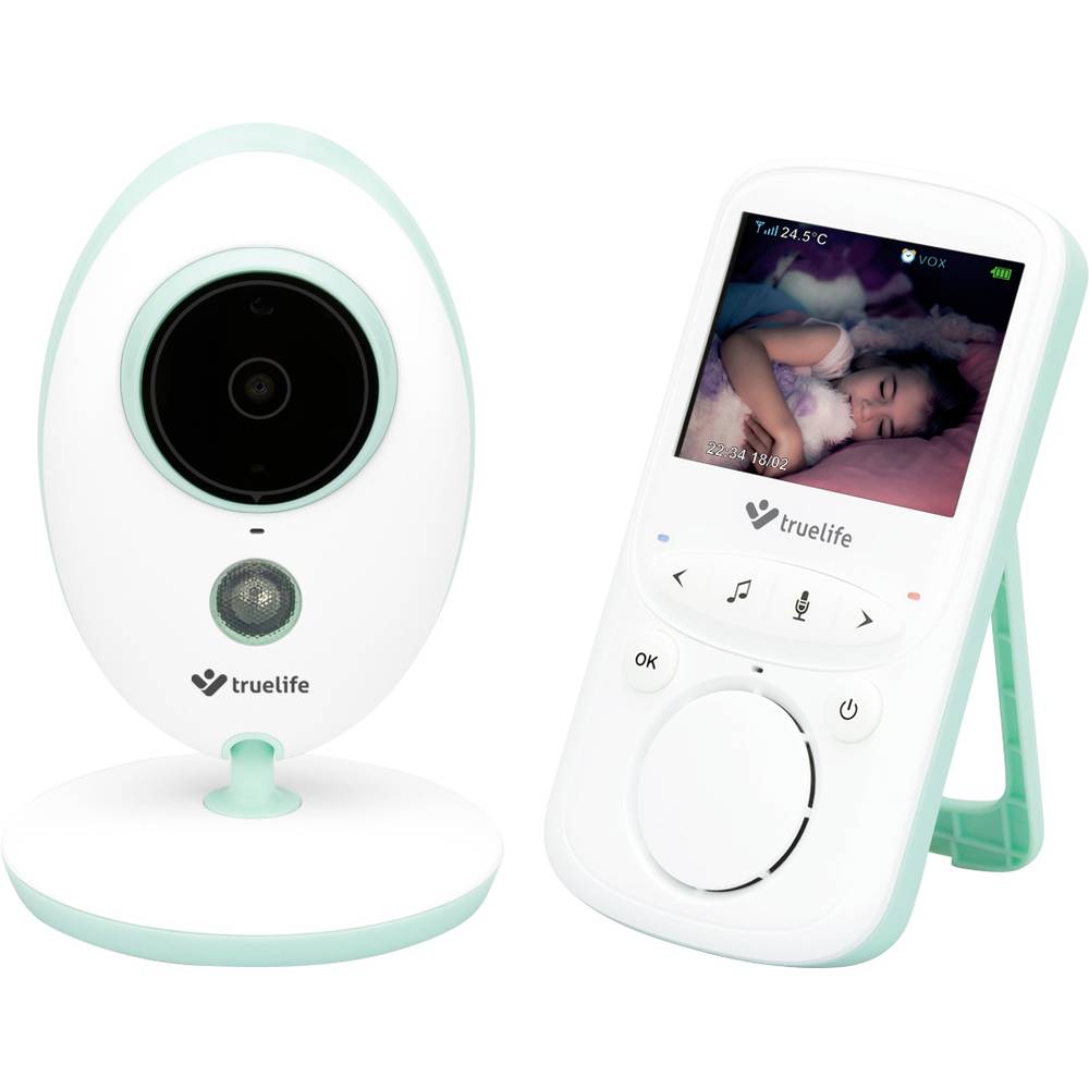 Truelife NannyCam V24 Pro TLVMMNCV24PWB Videobabyfoon Digitaal 2.4 GHz