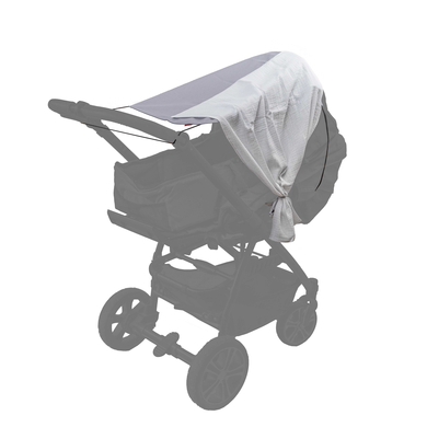 LEVILY Single Zonnescherm kinderwagen PURE Grey