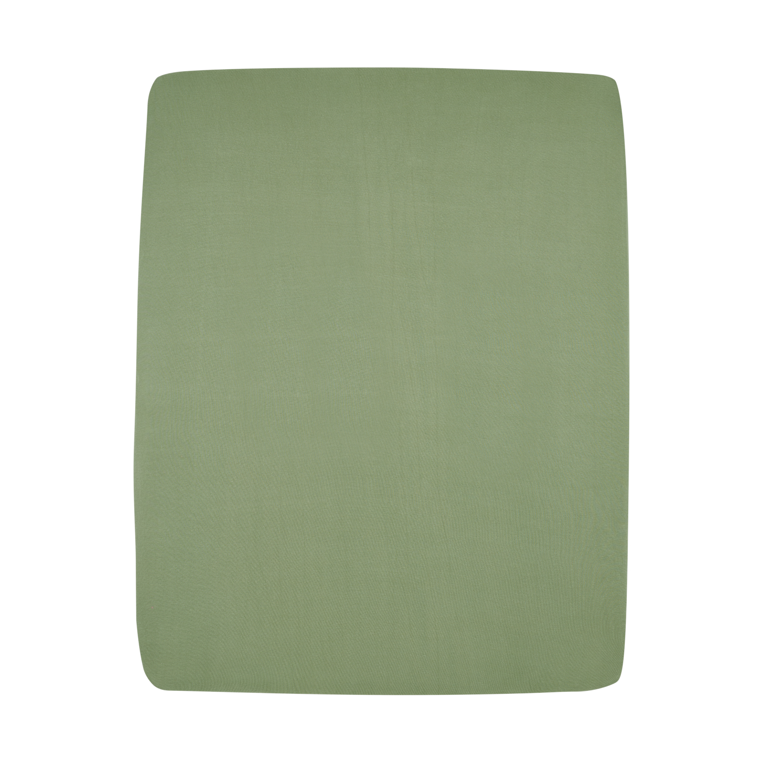 Meyco Uni Hoeslaken Boxmatras - 75 x 95 cm - Olive Green