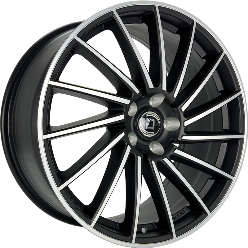 DIEWE WHEELS BRIOSA Mat zwart gepolijst