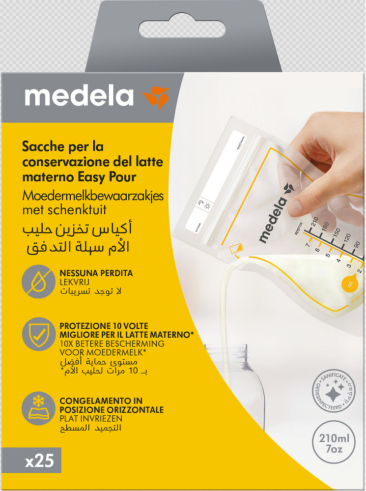 Medela Moedermelkbewaarzakjes 210 ml - 25 stuks