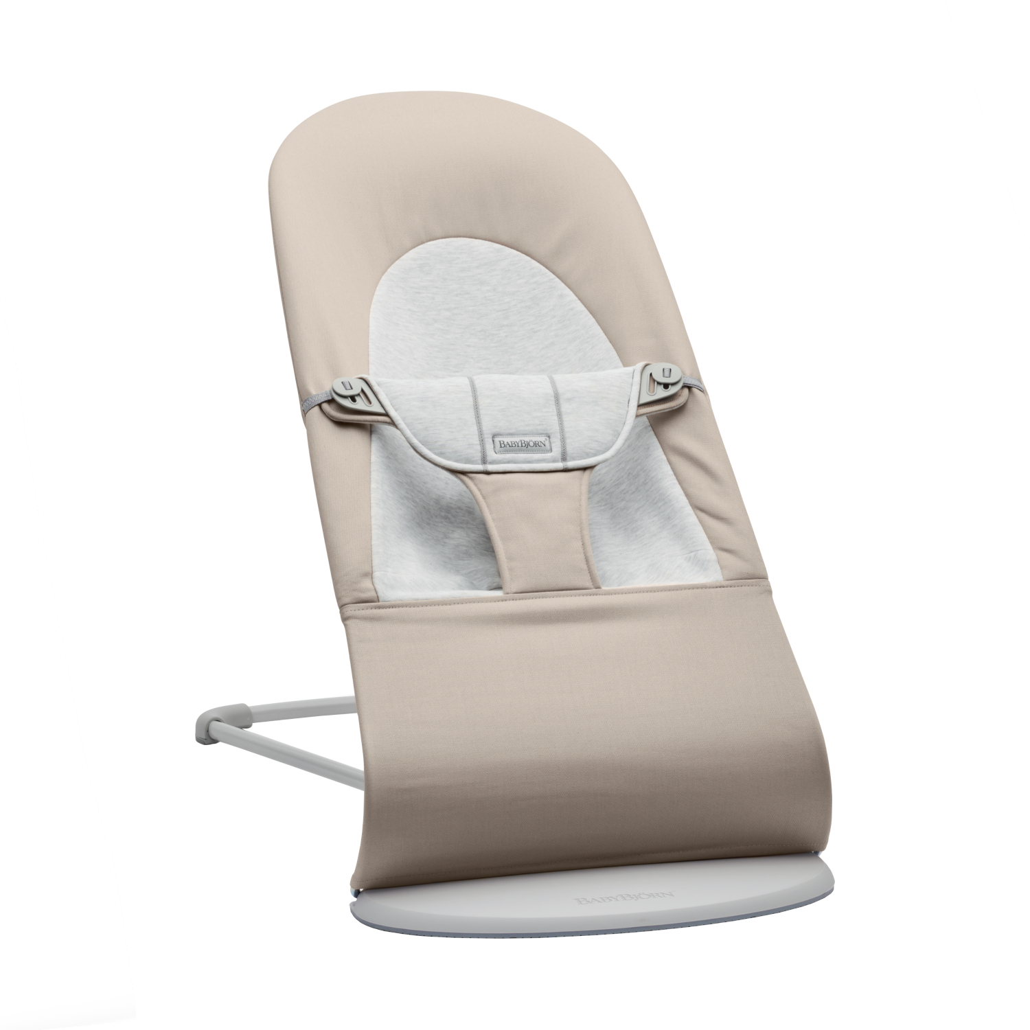 BabyBjörn Balance Soft Jersey Geweven Wipstoel Beige / Grijs