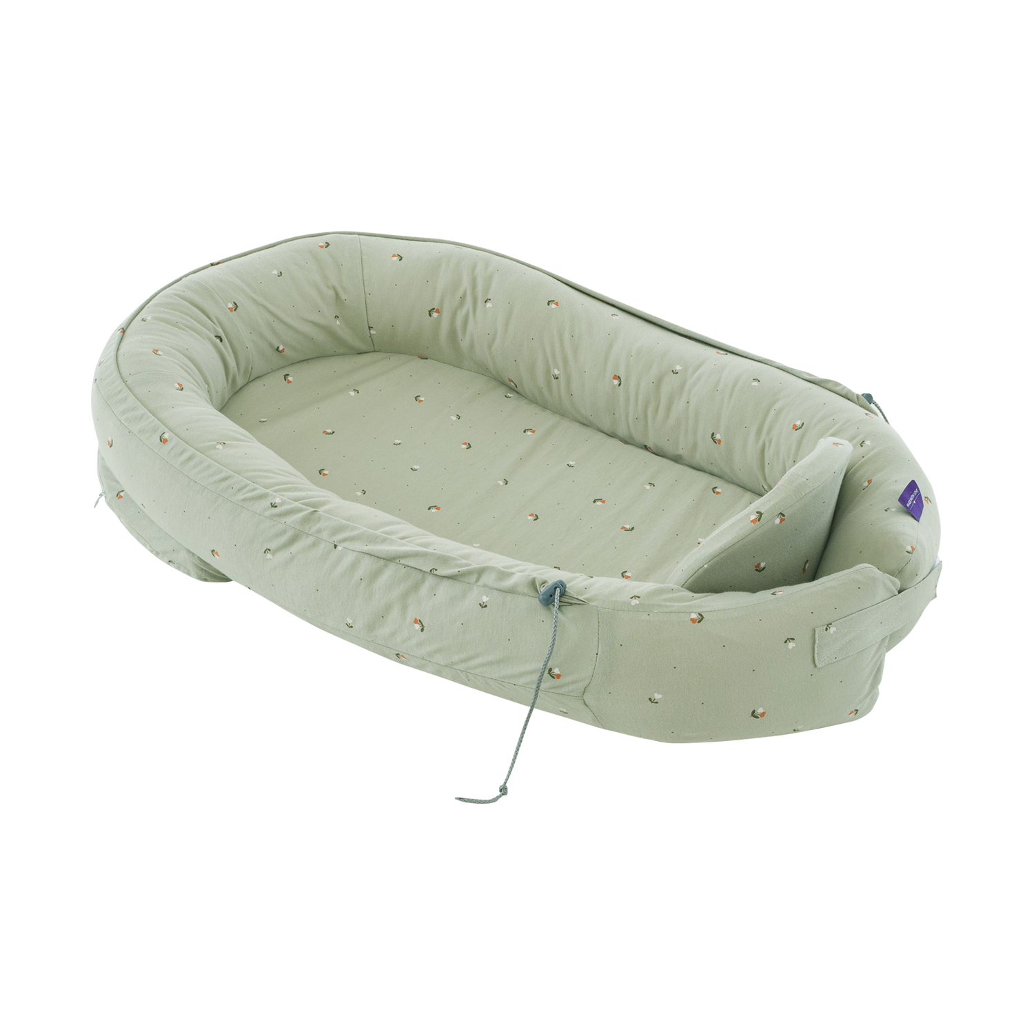 Träumeland Home Premium Babynestje - Fiore Green