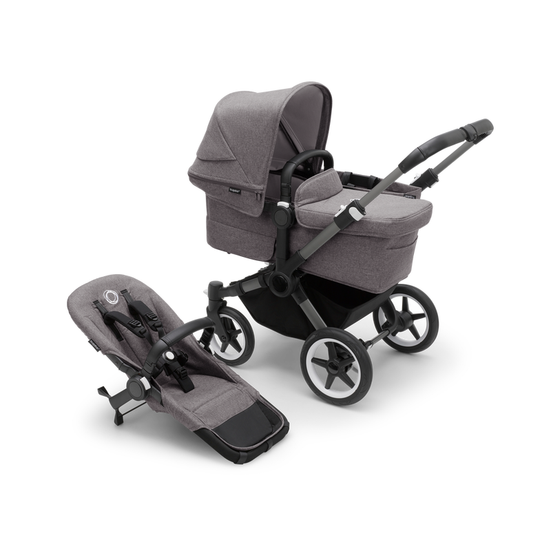 Bugaboo Donkey 5 Mono kinderwagen met wieg en stoel