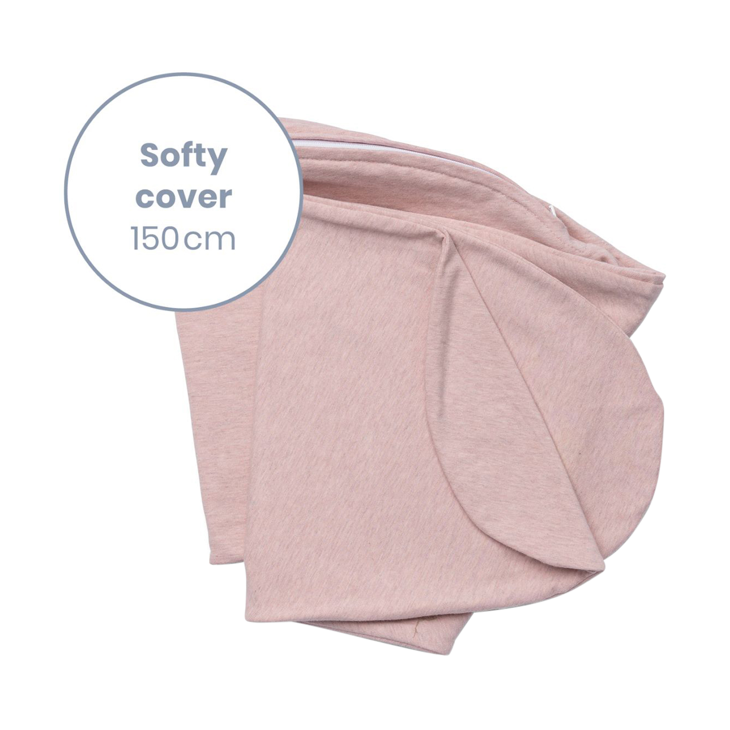 Doomoo Softy Chine Pink Voedingskussenhoes