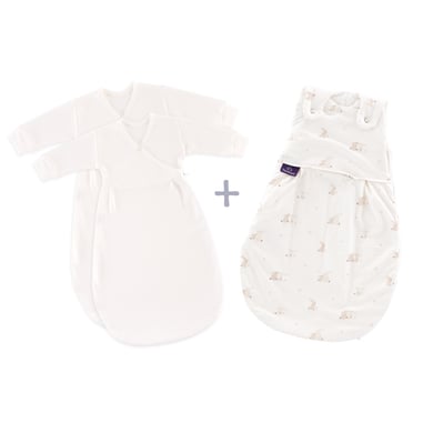 Träumeland Babyslaapzak LIEBMICH 3-delige set Hophop Bunny beige