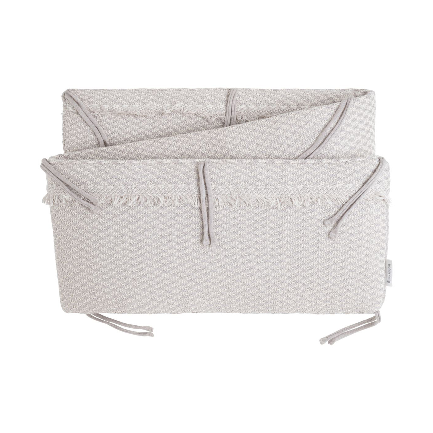 Baby's Only Happiness Bed/Boxbumper - Urban Taupe / Ecru