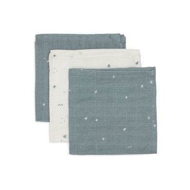 Jollein Green Keukendoekje Twinkling Sea 3-pack 31 x 31 cm