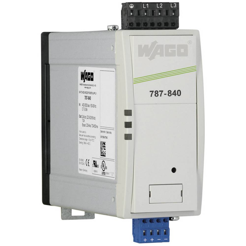 WAGO EPSITRON PRO POWER 787-840 DIN-rail netvoeding 24 V/DC 10 A 240 W Aantal uitgangen: 1 x Inhoud: 1 stuk(s)