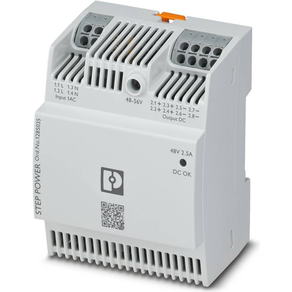 Phoenix Contact STEP3-PS/1AC/48DC/2.5/PT DIN-rail netvoeding 48 V/DC 2.5 A 120 W Inhoud: 1 stuk(s)