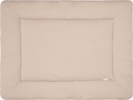 Little Dutch Newborn Naturals Pure Beige - Baby Jongens & Meisjes - Boxkleed 80x100 cm