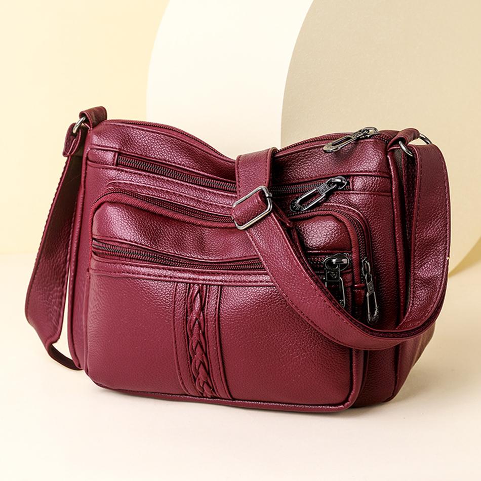 Your favorite bag Hoge kwaliteit dames zachte leren crossbodytassen Luxe designer modehandtassen voor dames Eenvoudige klassieke merk damestas Sac zwart