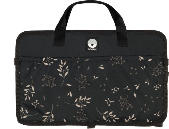 Dooky Traveller - Reisbed - Opvouwbaar - 0-6 maanden - Black Leaves