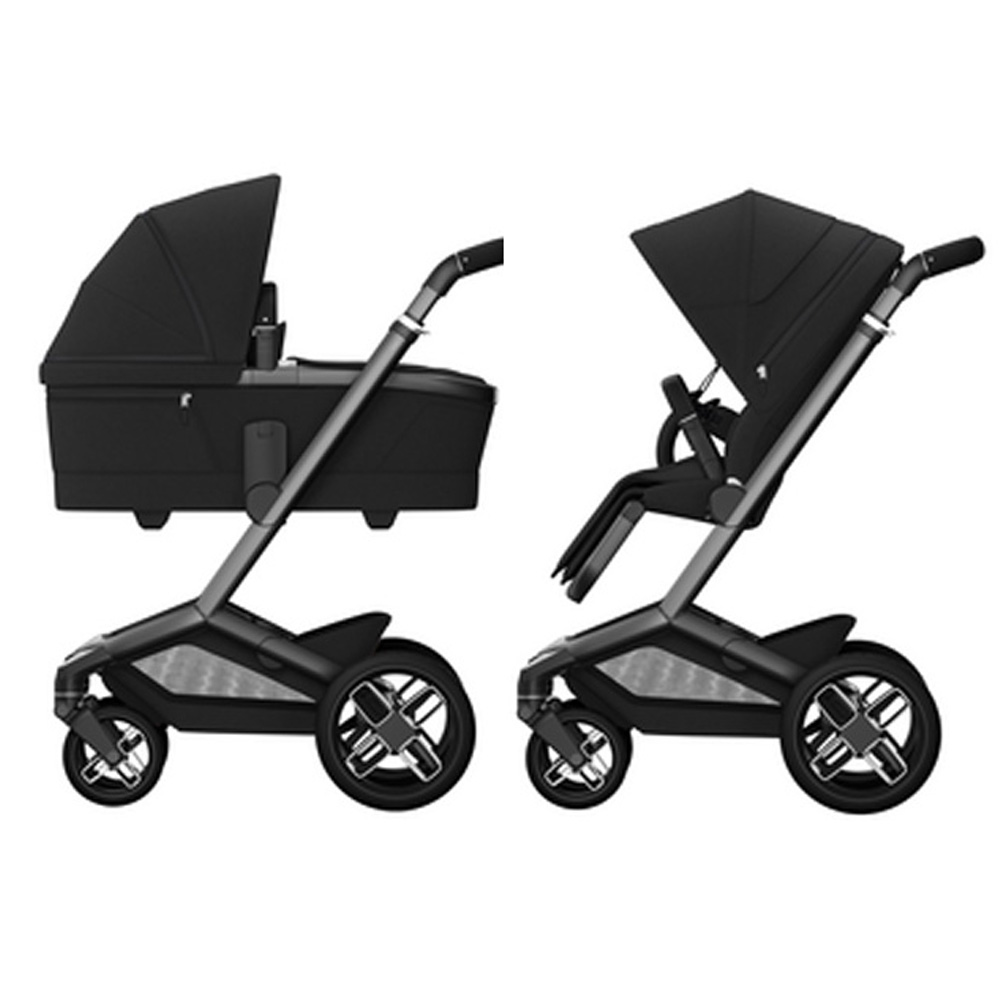 Maxi-Cosi Fame Kinderwagen met Reiswieg - Twillic Black