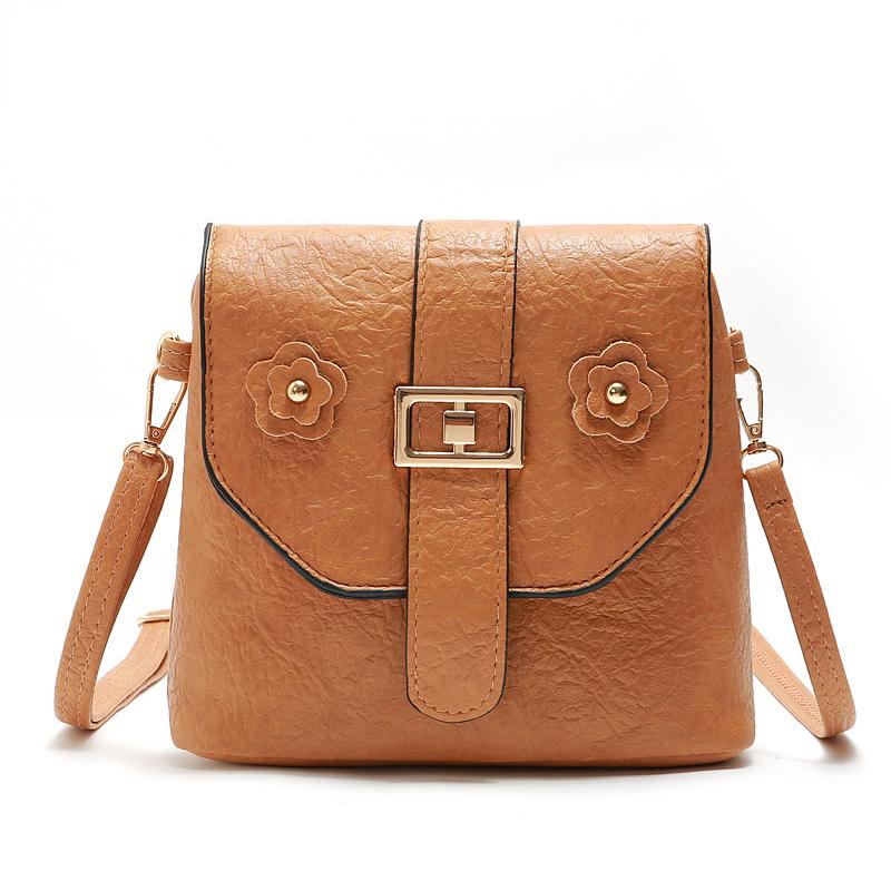 RUWB BAGS Vrouwelijke Leuke Uil Kleine Zachte Lederen Crossbody Tassen Handtassen Vrouwen Casual Schoudertas Dames Flap Street Fashion Messenger Bags roze
