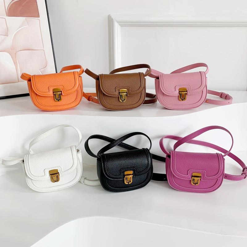 JINBAOSEN BAG Koreaanse versie kindertas 2024 Nieuwe modieuze effen kleur retro kleine vierkante tas, stijlvol en veelzijdig, meisjes crossbody zero portemonnee