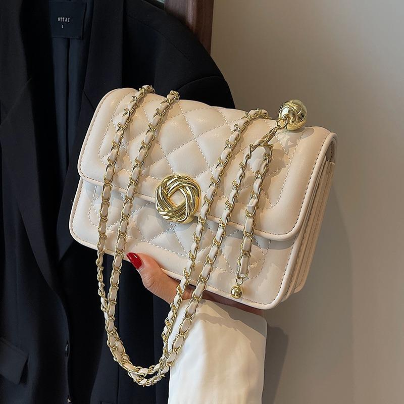 JINBAOSEN BAG De populaire nieuwe high-end en modieuze Diamond Grid Chain Bag voor dames van dit jaar is een veelzijdige crossbody kleine vierkante tas