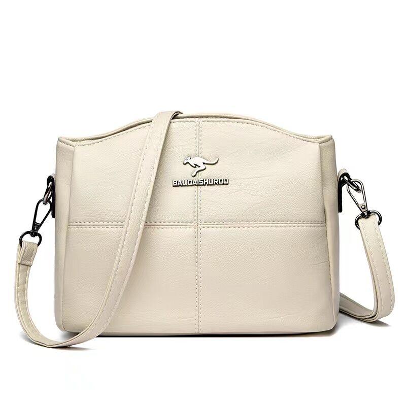 Versatile bag Nieuwe hoogwaardige zachte leren portemonnee mode vrouwen schoudertas messenger bag trend designer merk tas luxe dames handtas tas