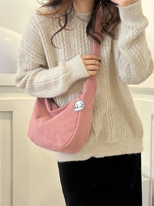 Exquisite handbag NO 1 Hoogwaardige klassieke effen schoudertas met textuur voor dames in een niche modieuze crossbodytas met kleine vierkante tas wit