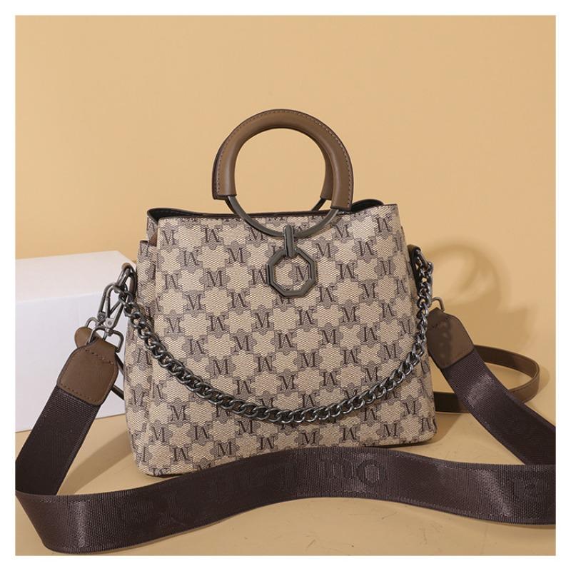 JINBAOSEN BAG 2023 Nieuwe herfst/winter veelzijdige crossbody-ketting grote capaciteit emmertas met hoogwaardige brede schouderring handtas