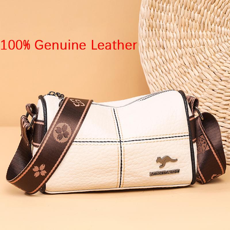 Versatile bag Designer Solide Echte Lederen Kleine Handtas Vrouwelijke Messenger Tote Sac Hoge Kwaliteit Koe Lederen Schouder Crossbody Tas Voor Vrouwen