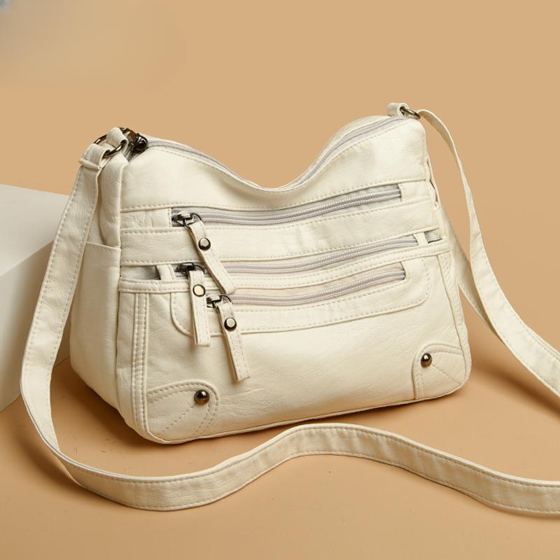 Leather bag Luxe Handtassen Dames Tassen Designer Vrouwelijke Waterdichte Leren Tas Schouder Crossbody Messenger Bags Nieuw