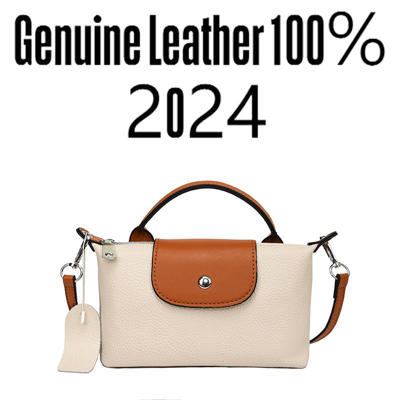 Leather bag Nieuwe 100% authentieke echte leren dameshandtas modetrend vrouwelijke schoudertas vrouwen luxe merk designer crossbody tassen