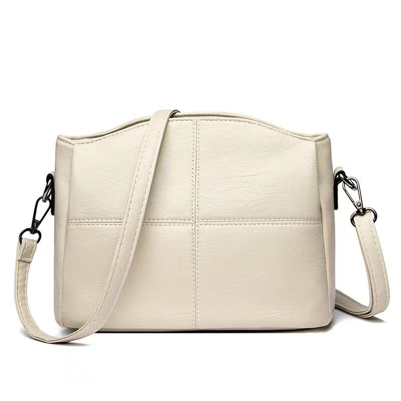 Leather bag Nieuwe hoogwaardige zachte leren portemonnee mode vrouwen schoudertas messenger bag trend designer merk tas luxe dames handtas tas