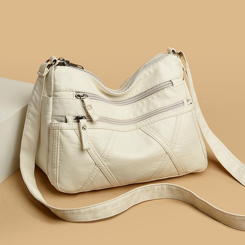Versatile bag Zomer Schouder Messenger Tassen Voor Vrouwen 2024 Nieuwe Portemonnees En Handtassen Zachte Leren Crossbody Tassen Casual Kleine Tote Bag Bolsos (20cm<Max Length<30cm)