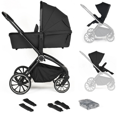 BabyGO Harmony black black Kinderwagen / Frame