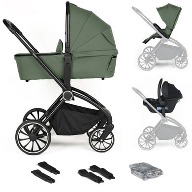 BabyGO green green black 3in1 kinderwagen / Frame