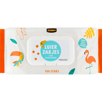 Jumbo umbo Luier Zakjes Licht Geparfumeerd 100 Stuks