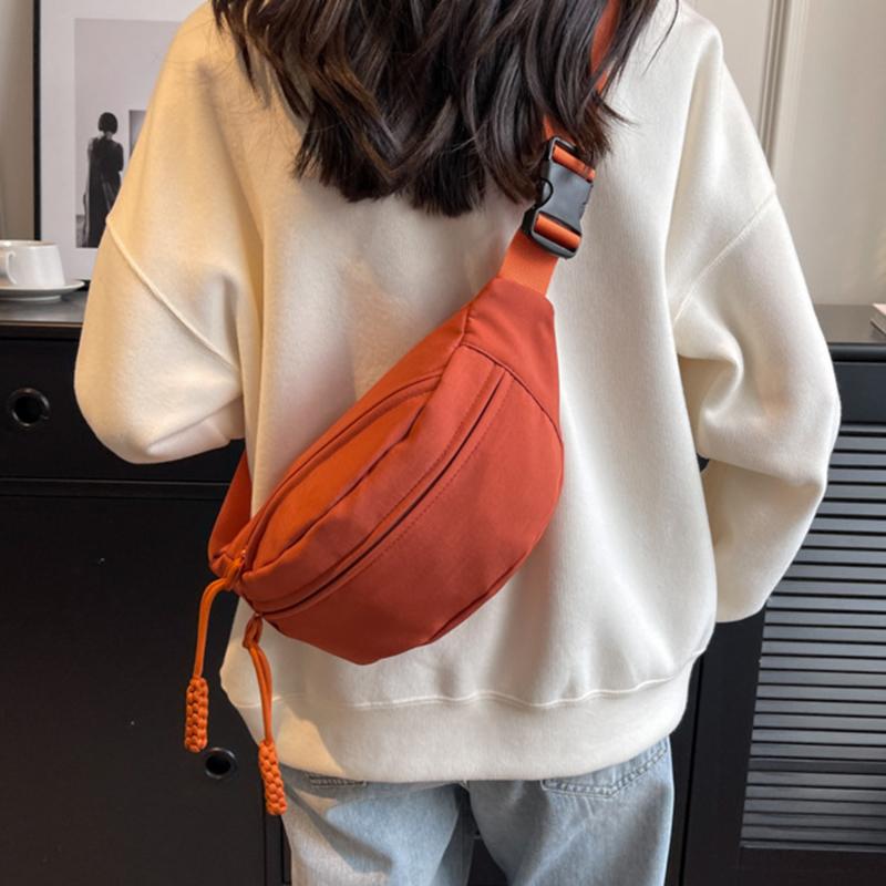 Lovely Home For Family Lichtgewicht borsttas Damesmode Crossbodytas Koreaanse casual knoedel schoudertas voor dames one size gebroken witte kleur