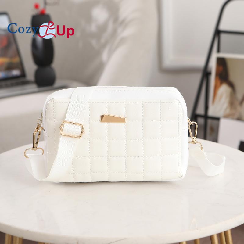 Cozy Up Crossbody Bag, Schoudertas, Damestas 20x14x6cm wit