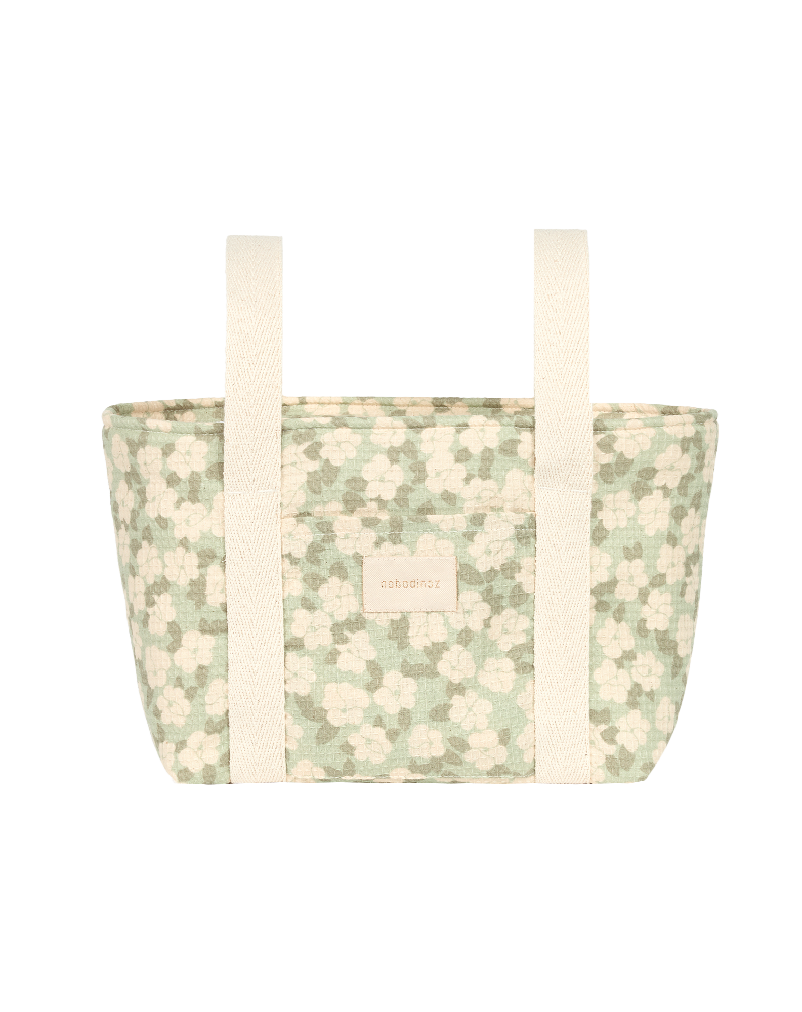 Nobodinoz | Opera Waterproof Wandelwagen Organizer Green Sakura