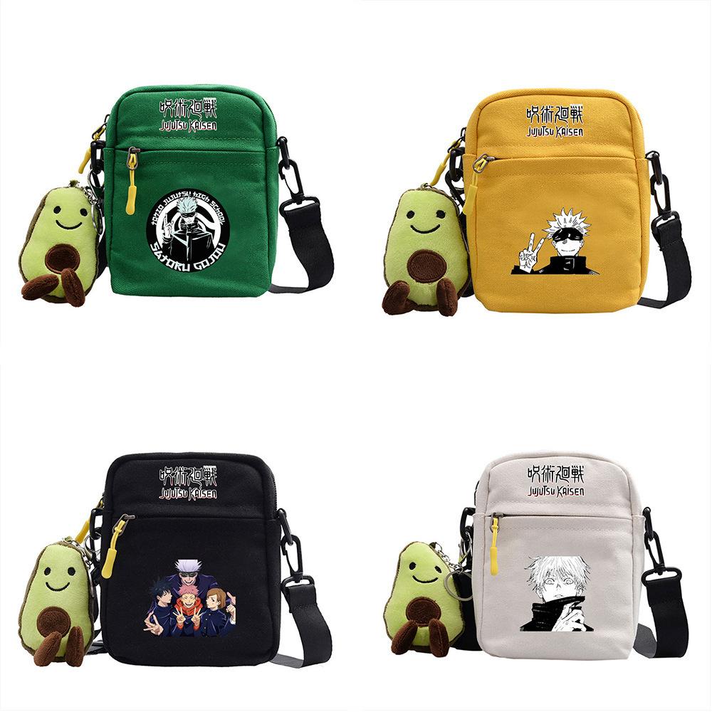 Venu Sceneri Anime Gojo Satoru Canvas Tas Cosplay Student Schouder Casual Messenger Bags