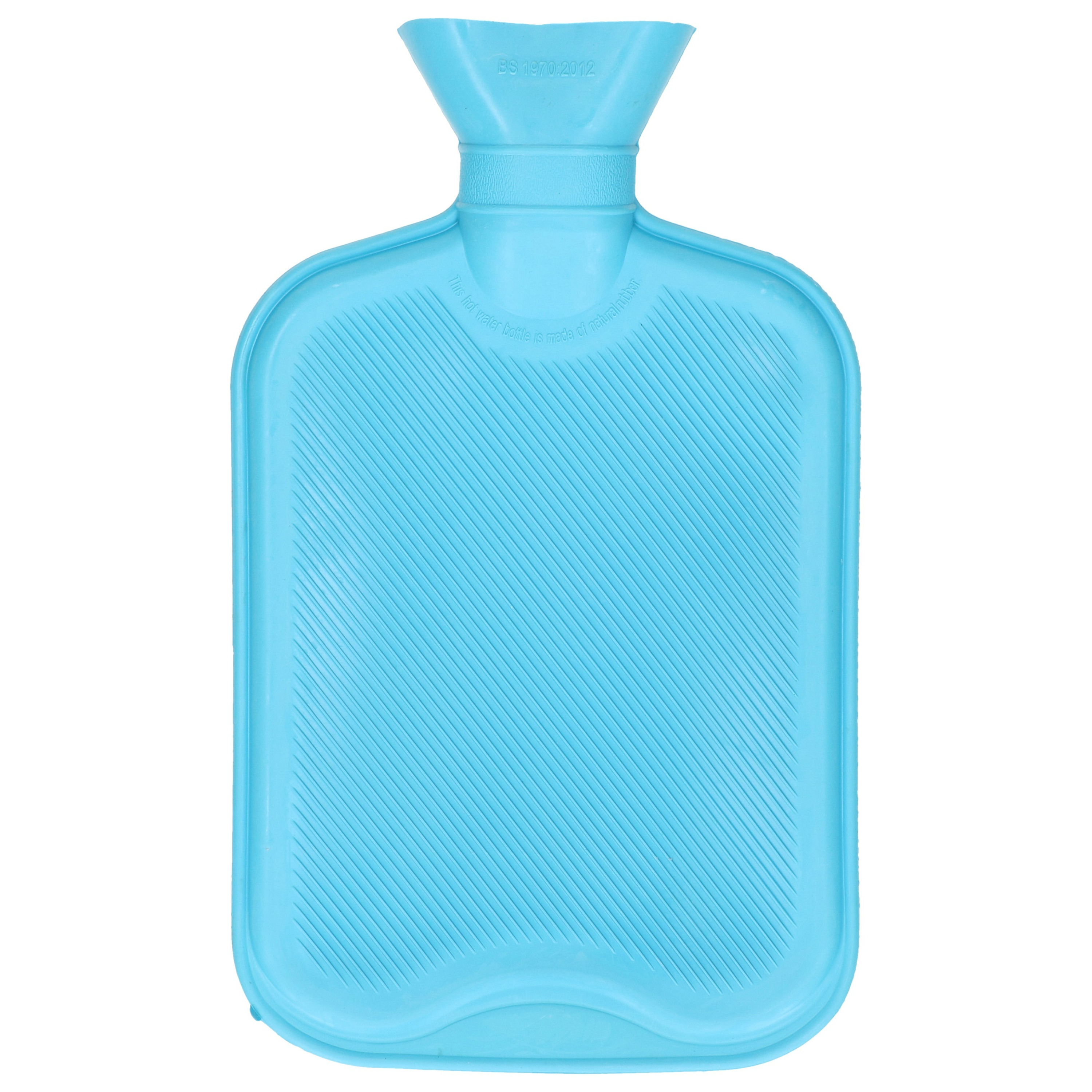 DID Warmwaterkruik - met rubberen hoes - blauw - 2L - kruik -