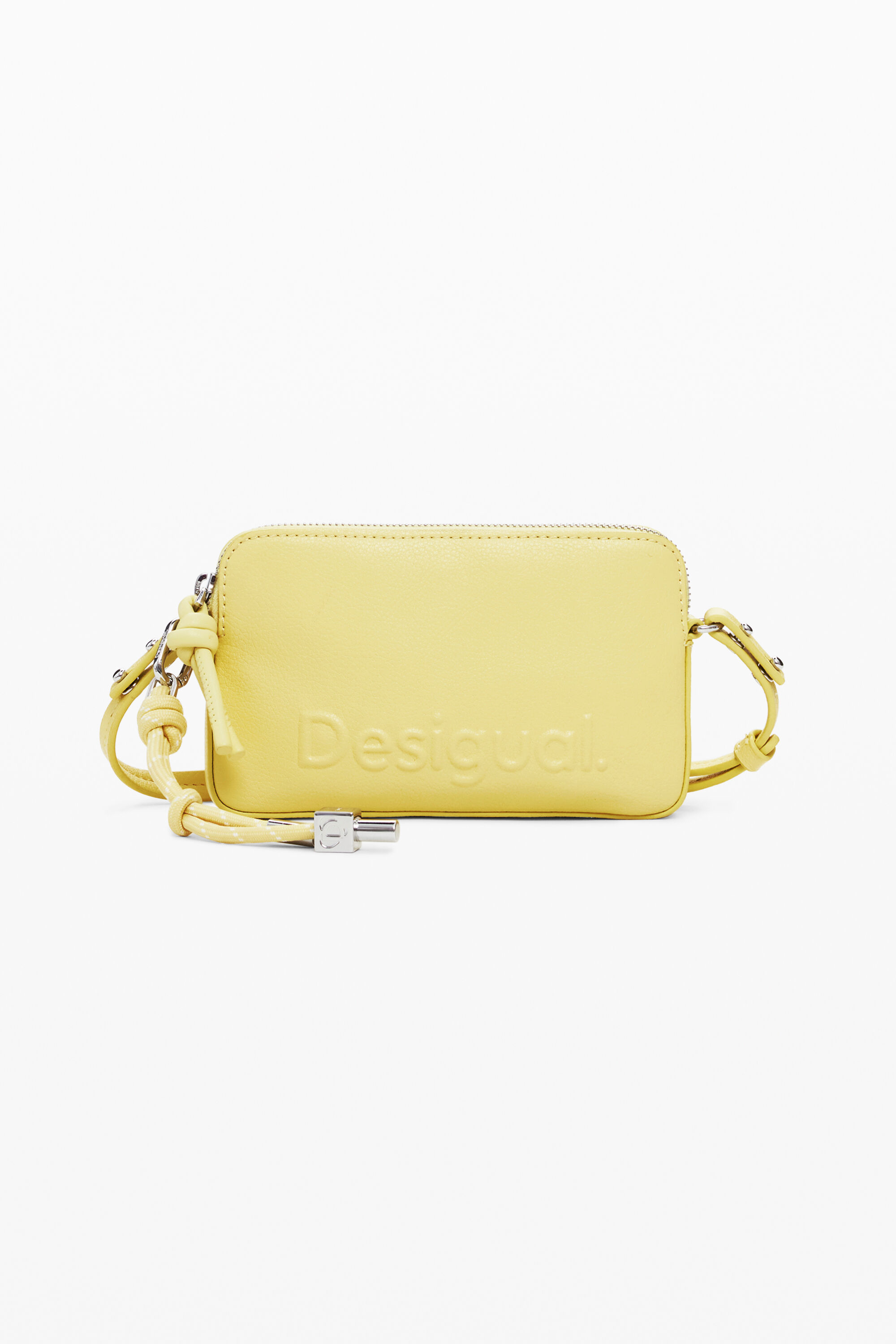 Desigual Kleine portemonnee met logo - YELLOW