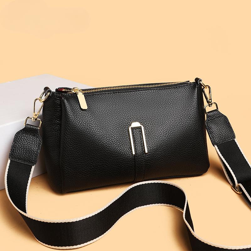 Leather bag 100% Echt Lederen Damestas Handtas Mode Vrouwelijke Messenger Telefoontas Luxe Koe Lederen Dames Schouder Crossbody Tas