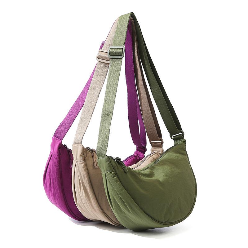 Kuluosidi Kleine tas voor dames, eenvoudige all-match tas, schoudertas, crossbody tas, Dumpling tas voor op reis groen
