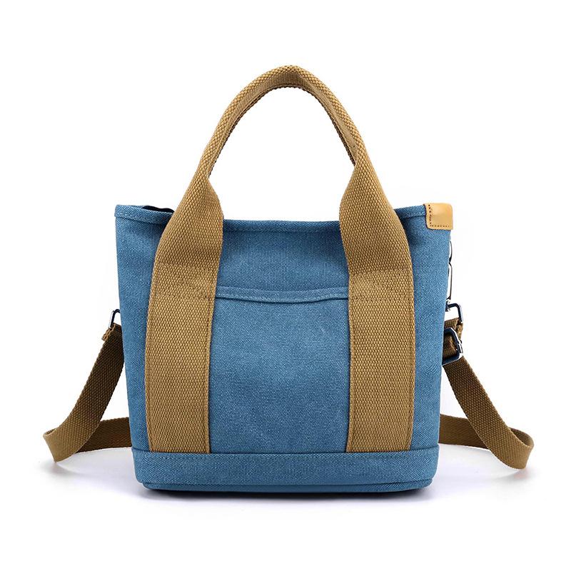 RUWB BAGS Hoge Kwaliteit Dames Schoudertas Vrouwelijke Handtas Canvas Messenger Bag Dames Tote Crossbody Tassen Portemonnees Boekentassen Bolsas zwart
