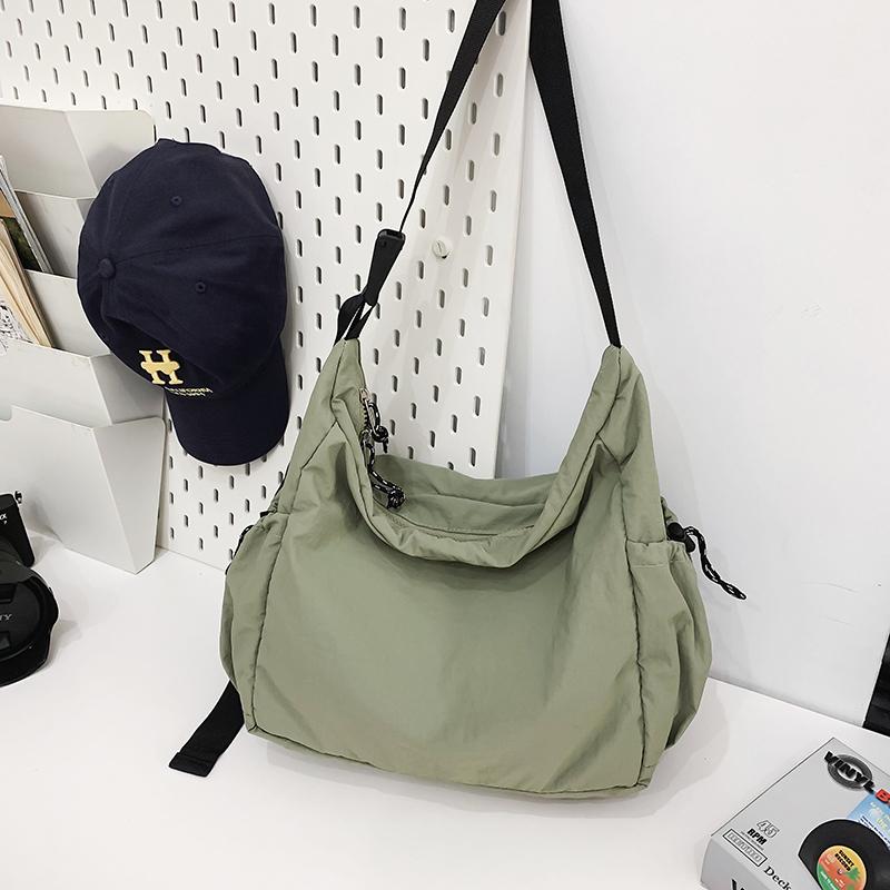 Kuluosidi Crossbody tas Dames Messenger Bag Effen Kleur Heren Schoudertas groen